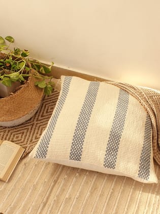 Shivalik Cushion Cover (Dark Blue) - Large