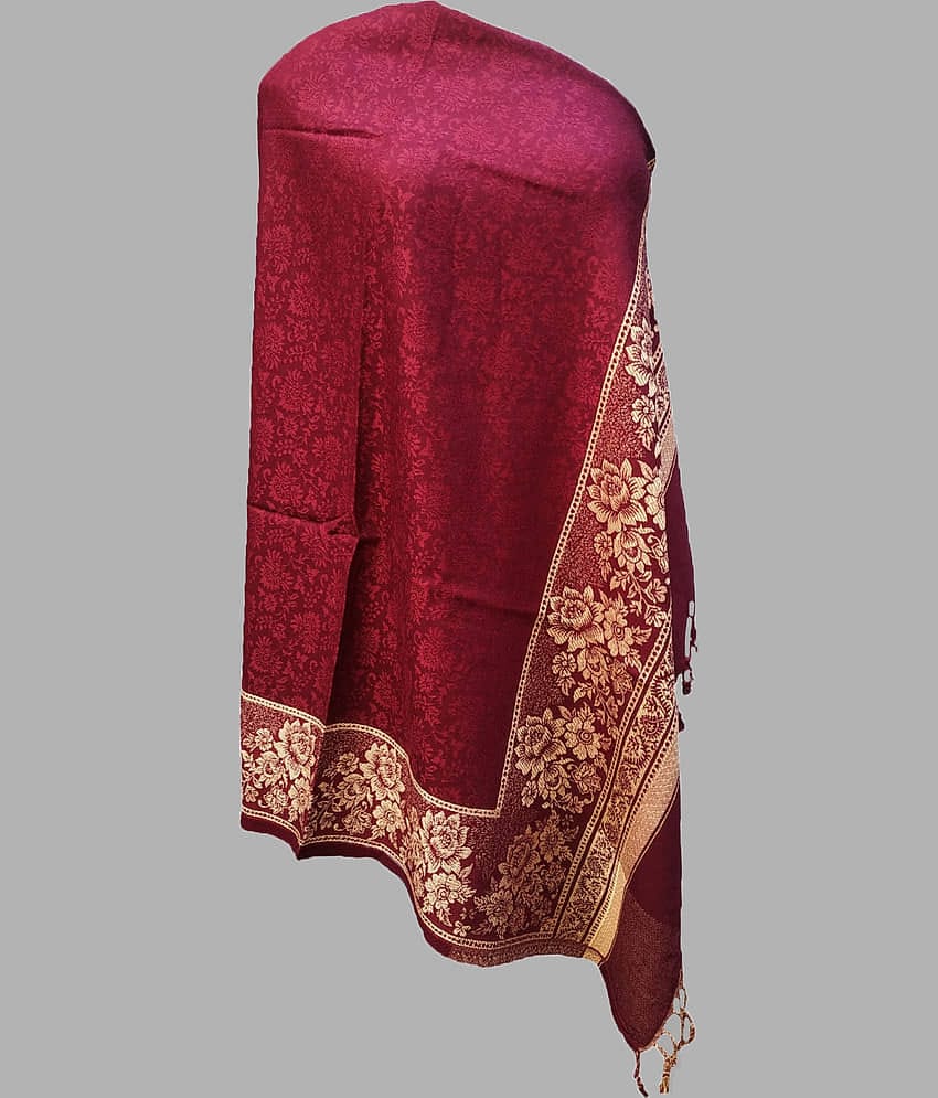 Soul Essence Purple Kani Shawl - Single