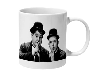 Multicolor Laurel &Amp; Hardy Ceramic Mug