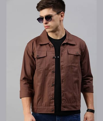 VOXATI Denim Men's Denim Jacket - Olive ( Pack of 1 )