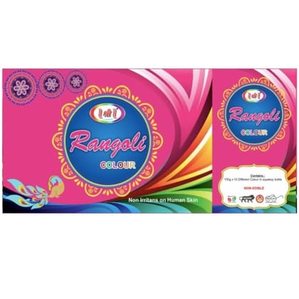 Rangoli Color Powder, Multicolor