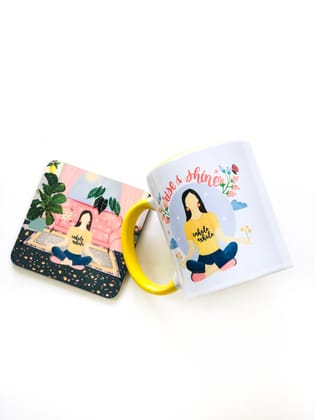 Rise And Shine Mug And Coaster Set