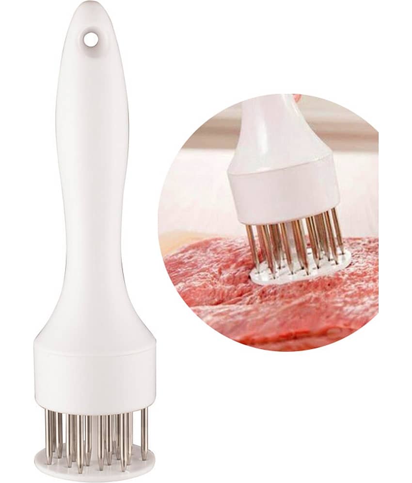 VillWin White Plastic 1 Meat Tenderizer Tool ( Set of 1 )