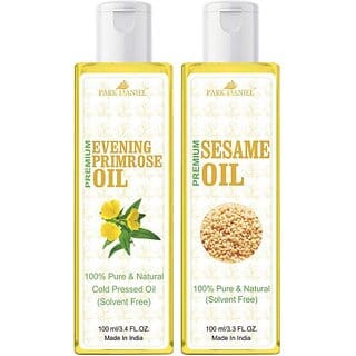 PARK DANIEL Evening Primrose Oil &amp; Sesame Oil Combo Pack Of 2 bottle of 100 ml(200 ml) (200 ml)