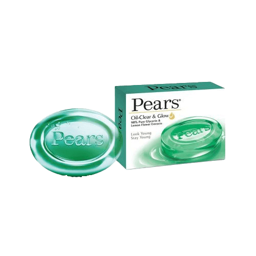 Pears Bathing Soap Oil Clear & Glow 75g