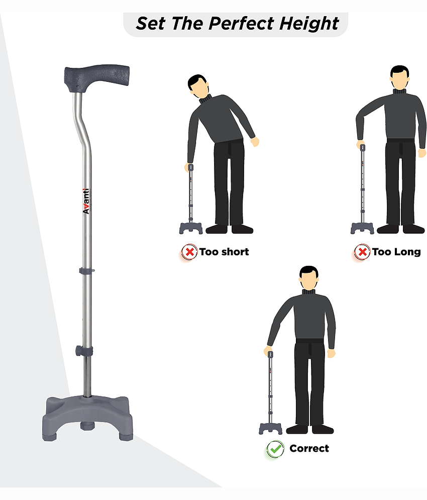 Vissco Walking Stick Aluminium Walking Sticks