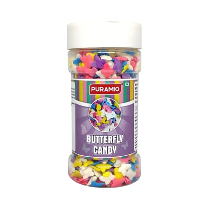 Puramio Butterfly Candy For Cake Decoration, 100 gm