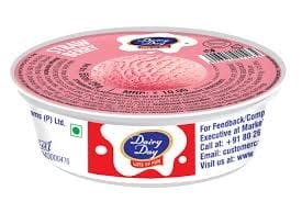Dairy Day Strawberry Large Cup Ice Cream 65 MILLI_LITRE