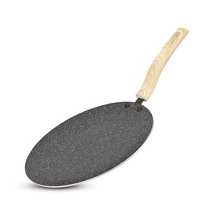 Bergner Earth Black Non-Stick Concave Tawa-26