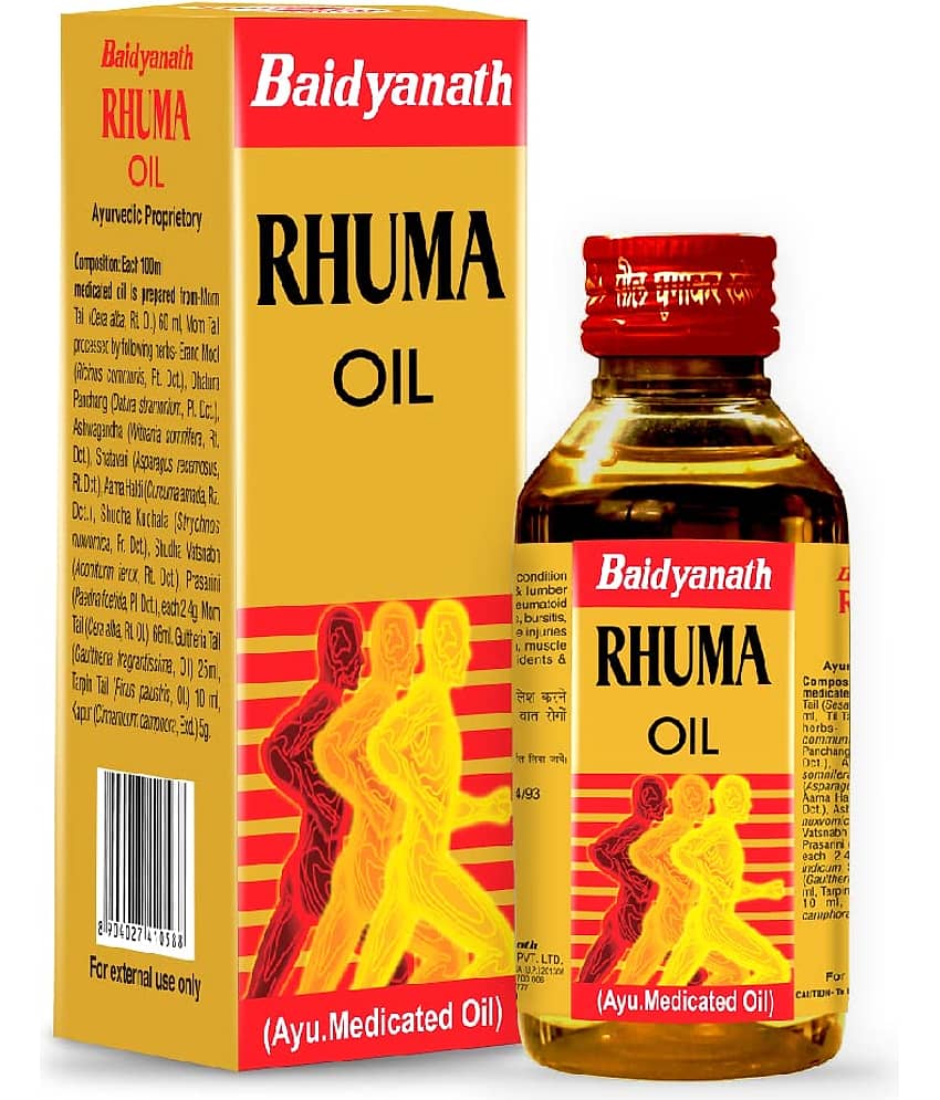 Baidyanath Rhuma Oil 200Ml Liquid (Pack of 2)