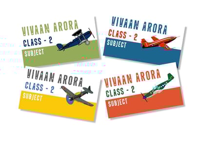 Book Labels - Airplane-12