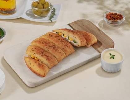 Mexican Stuffed Garlic Breadsticks + Cheesy Dip [FREE]