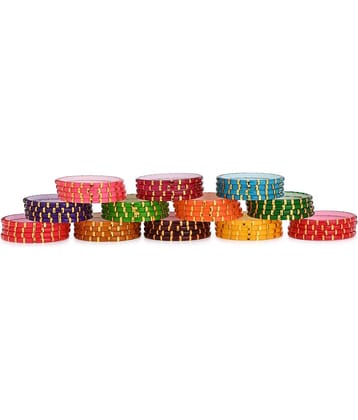Somil Multicolor Bangle Set ( Pack of 48 )
