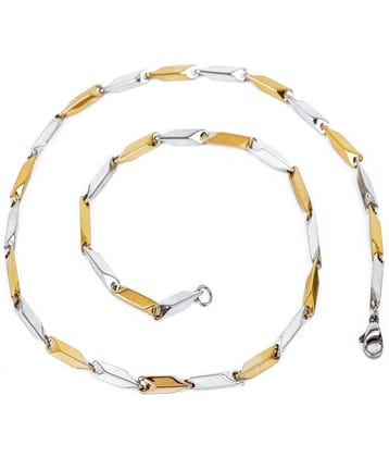 FASHION FRILL Gold Plated Chain ( Set of 1 )