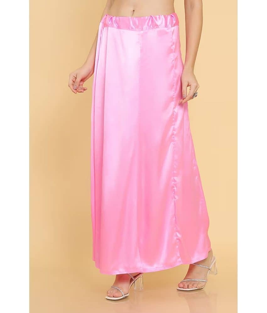 kinu Pink Satin Petticoat - Single