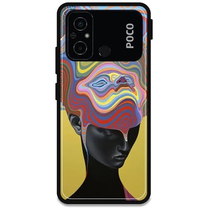 Explosion - Glossy Metal Silicone Case For Poco Models-Poco C55