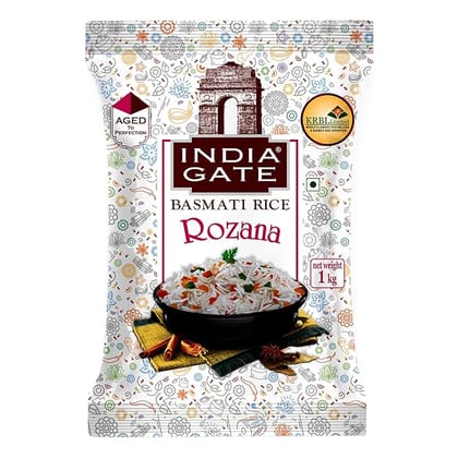 India Gate Feast Rozana Basmati Rice - 1Kg