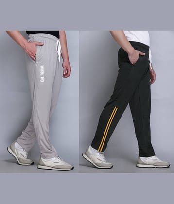 HVBK Multicolor Polyester Men's Trackpants ( Pack of 2 )