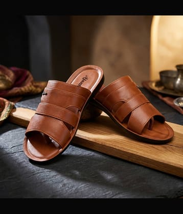 Ajanta EG3012 - Tan Men's Sandals