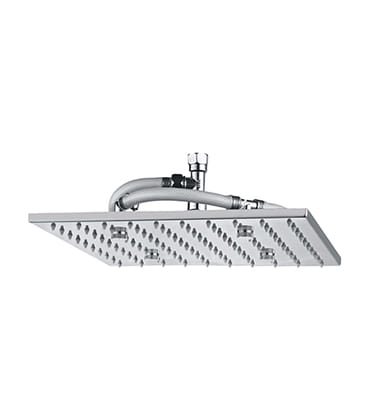 Over Head Rain and Mist Shower SS304 Grade Size 12X12 (Two Flow)