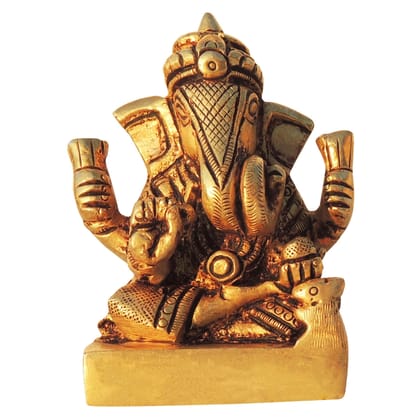 Brass Showpiece Ganesh Ji God Idol Statue (BSMAS1610 E)