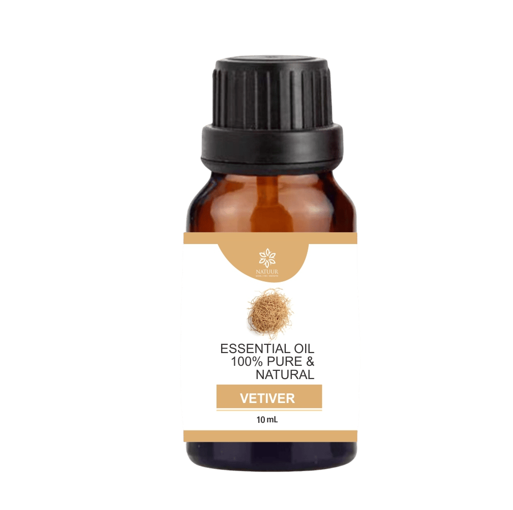 EARTHEN | Vetiver Essential Oil | Steam Distilled | Pure | Ground | Balance | Restore