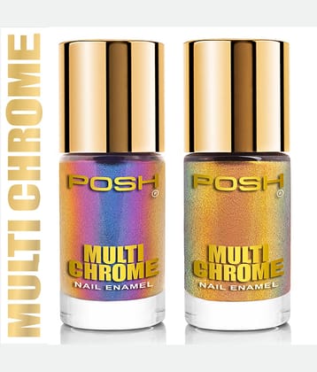 Posh Nail Polish Multi Multichrome Pack of 2 18 mL