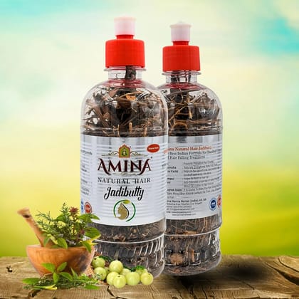 Amina Natural Hair Oil, 100 ml, Jadibutti Formula