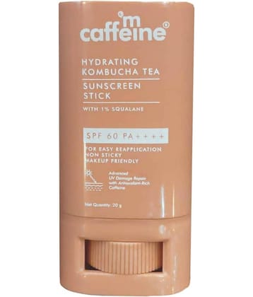 mCaffeine Kombucha Tea Sunscreen Stick 20g (Pack of 1)