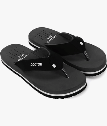 ORTHO JOY Grey Men's Daily Slipper