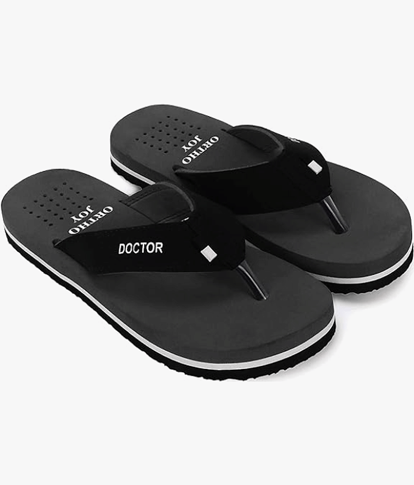 ORTHO JOY Grey Men's Daily Slipper