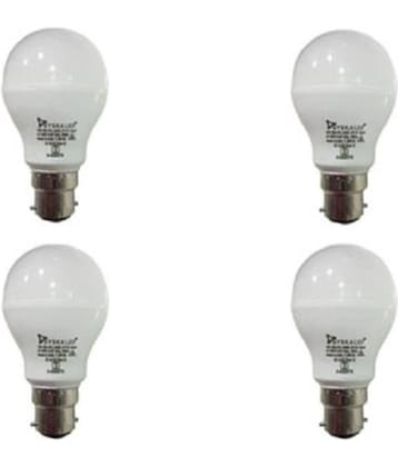 Syska 9W LED Bulbs Cool Day Light - Pack of 4