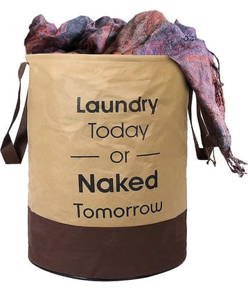 Laundry Bag Waterproof Non Woven Grey 45L Capacity