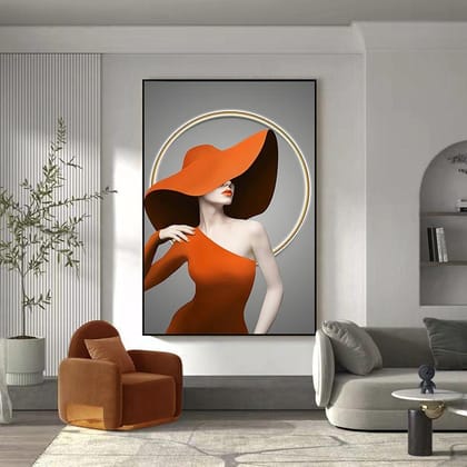 CHIC FASHION WALL ART-BLACK FRAME