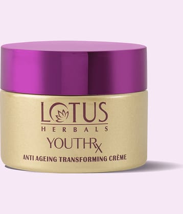 Lotus Herbals Youthrx Anti Ageing Transforming Cream Spf 25 , Pa+++ , Preservative Free , 10G