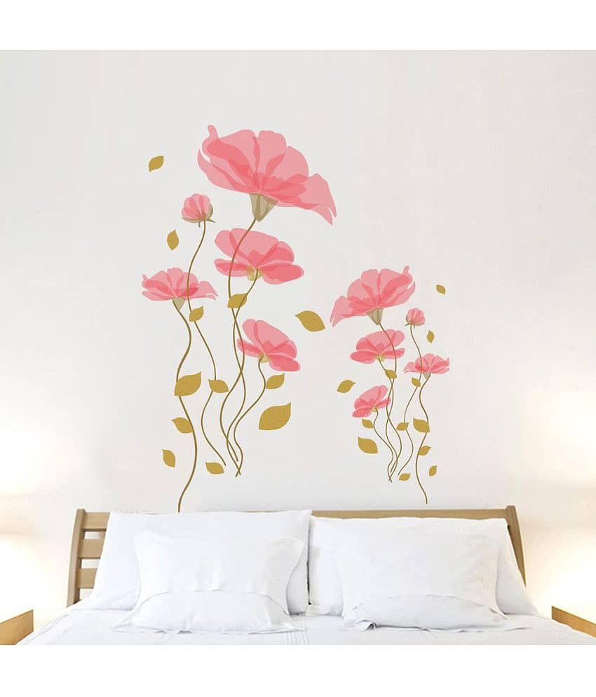 Decor Villa Light Flowers Vinyl Wall Stickers