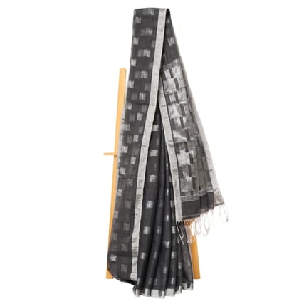 Tisser Cotton silk saree Silver Work with blouse piece