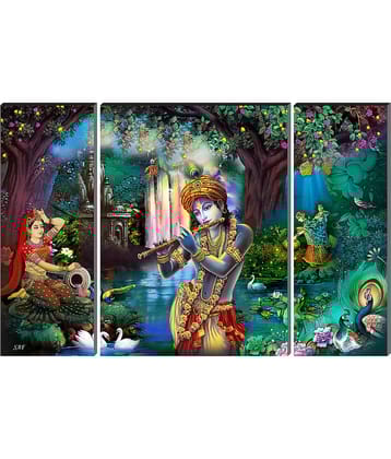 Saf Lord Krishna ji Religious wall hanging MDF Painting