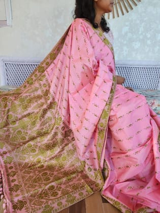 Mulberry Silk/ Assam Paat Silk Saree