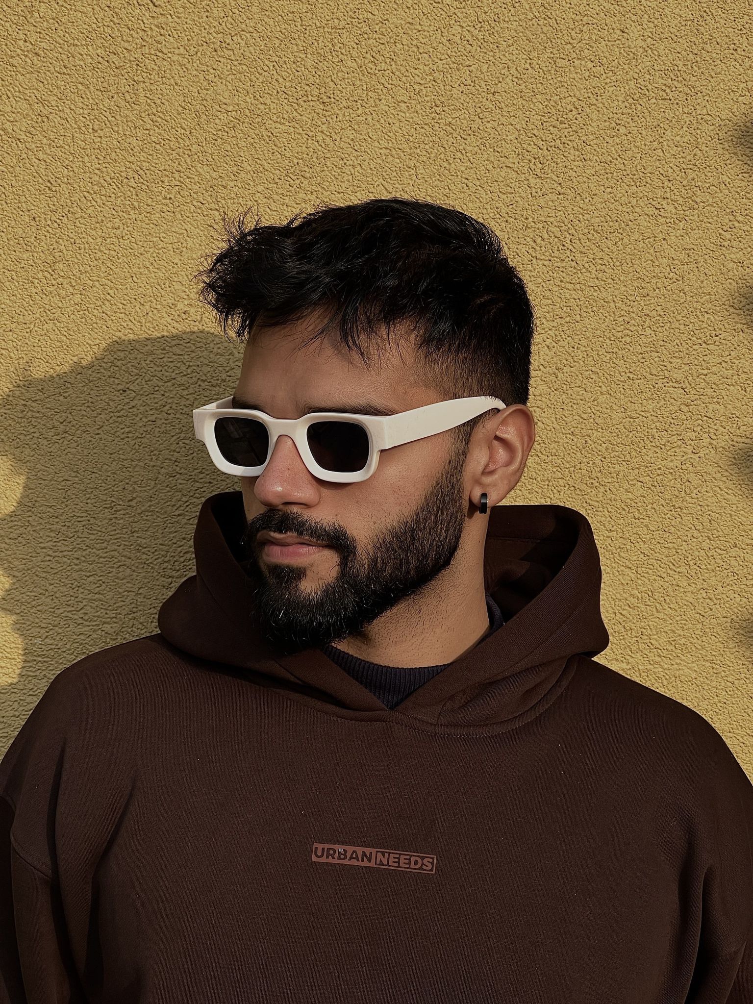 Block Shades - Cream-Free size