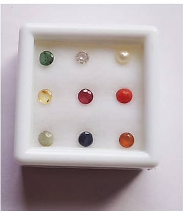 only 4 you Original Navratna (9) Gemstones (3mm app.) Of Nine Planets