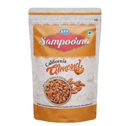Sampoorna foods Premium California Almonds 250g pack of 2