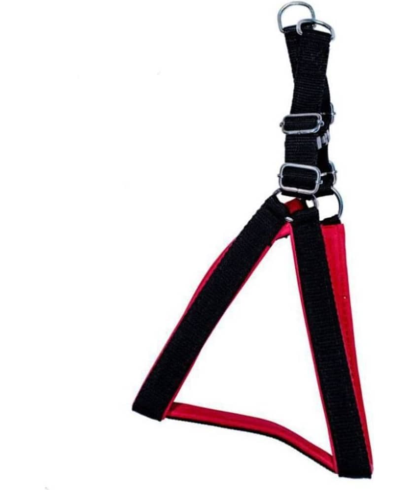 Tame Love Padded Harness Belt for Medium Dog of all breeds (Black color - 1 Inch)