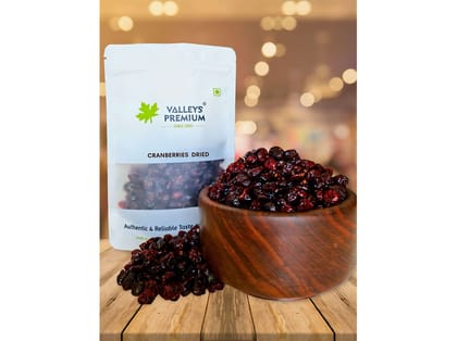 Valleys Premium Dried Cranberries American  - 400 Gram