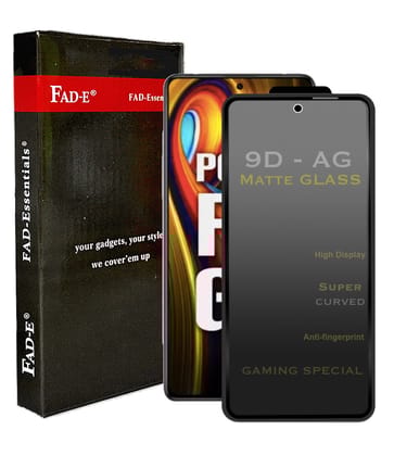 FAD-E Edge to Edge Tempered Glass for Poco F3 GT (Matte Transparent)