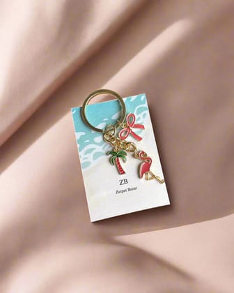 Flamingo Keychain