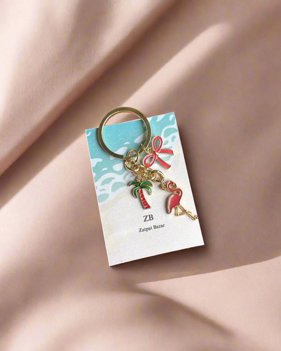 Flamingo Keychain