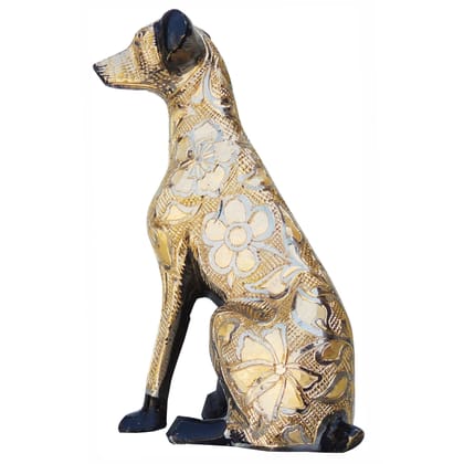 Brass Showpiece Dog Statue (ANMAS048 C)