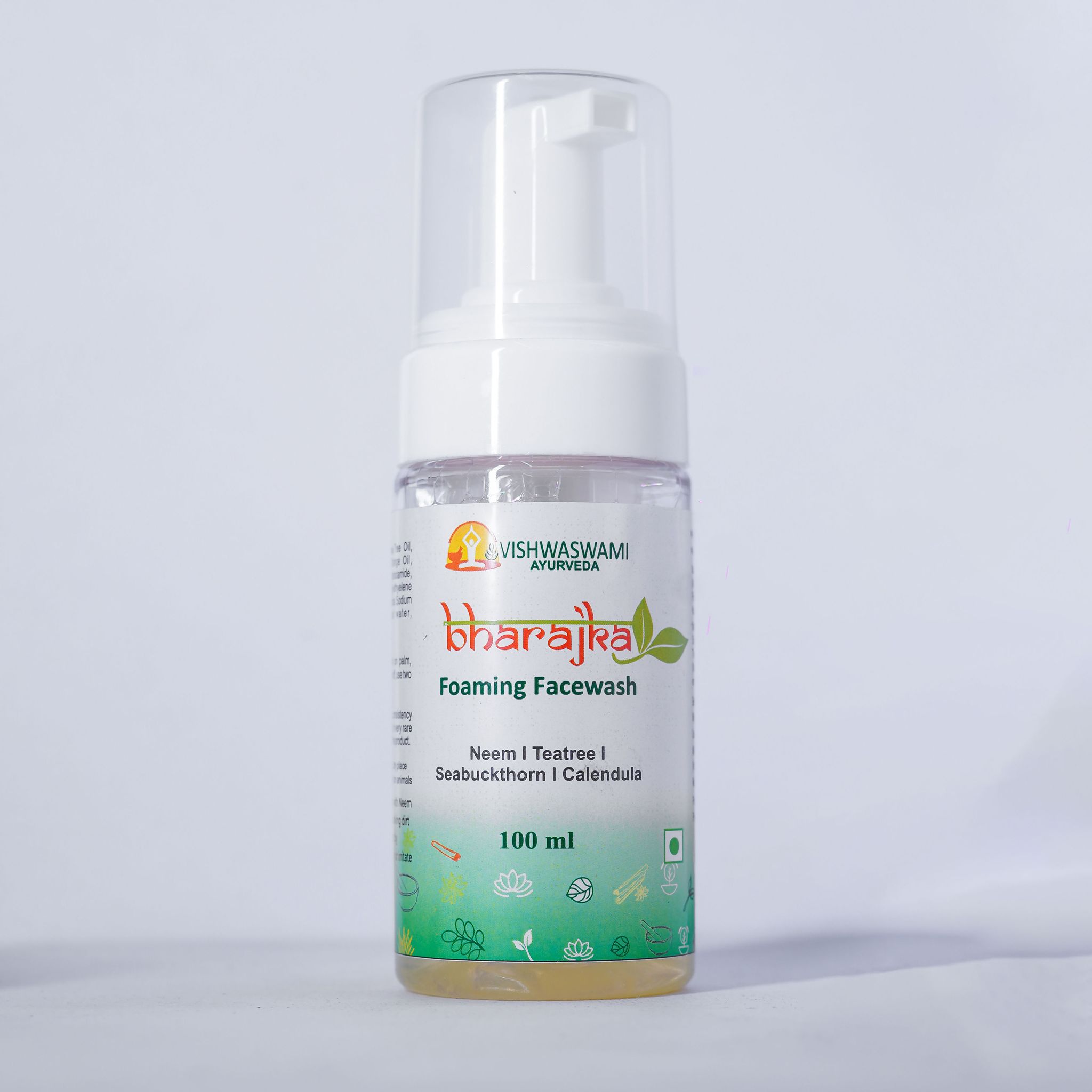 Vishwaswami Ayurveda Foaming Face Wash, 100 ml