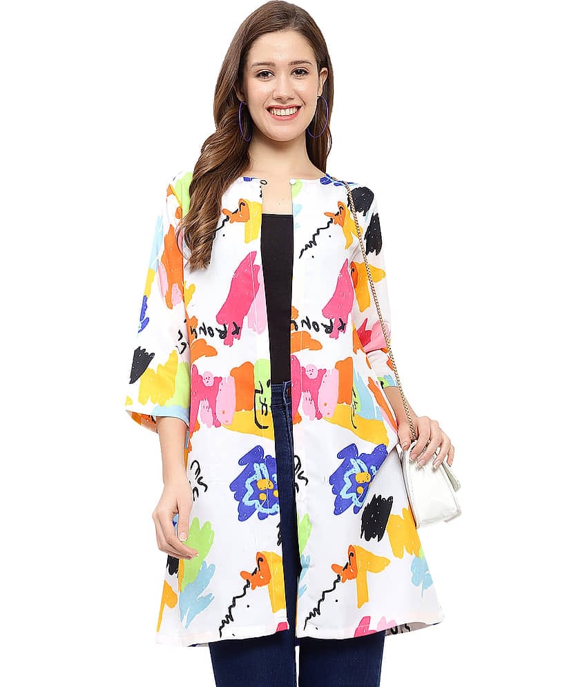 GALWIZ Crepe Shrugs - Blue Single